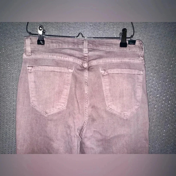 KanCan Womens 30 Skinny Jeans Solid Light Pink High Rise pink rose Colored Denim - Picture 7 of 8